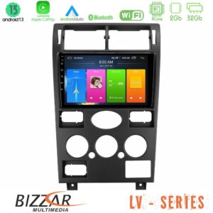 Bizzar LV Series Ford Mondeo 2001-2004 4Core Android 13 2+32GB Navigation Multimedia Tablet 9"