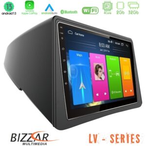 Bizzar LV Series Opel Mokka 4Core Android 13 2+32GB Navigation Multimedia Tablet 9"