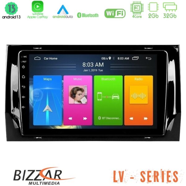 Bizzar LV Series Skoda Kodiaq 2017-> 4Core Android 13 2+32GB Navigation Multimedia Tablet 10"
