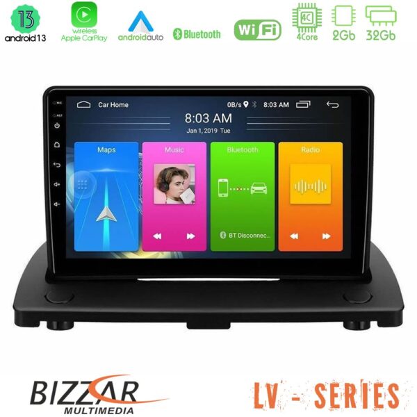 Bizzar LV Series Volvo XC90 2006-2014 4Core Android 13 2+32GB Navigation Multimedia Tablet 9"