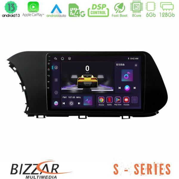 Bizzar S Series Hyundai i20 2021-2023 8core Android13 6+128GB Navigation Multimedia Tablet 9"