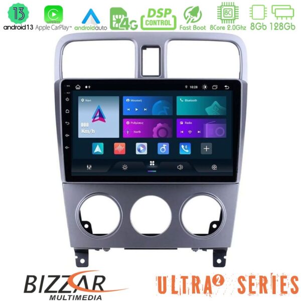 Bizzar Ultra Series Subaru Forester 2003-2007 8core Android13 8+128GB Navigation Multimedia Tablet 9"