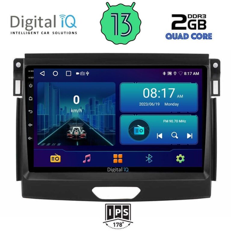 DIGITAL IQ BXB 1173_GPS (9inc) MULTIMEDIA TABLET for FORD RANGER mod. 2018>