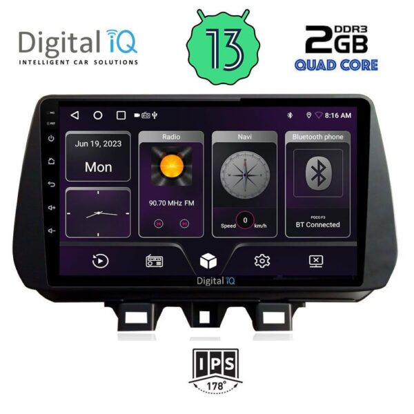 DIGITAL IQ BXB 1244_GPS (9inc) MULTIMEDIA TABLET for HYUNDAI TUSCON mod. 2019> - Image 2