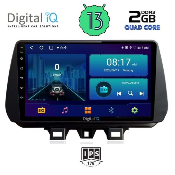 DIGITAL IQ BXB 1244_GPS (9inc) MULTIMEDIA TABLET for HYUNDAI TUSCON mod. 2019>