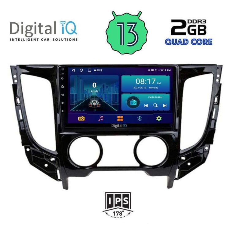 DIGITAL IQ BXB 1437_GPS A/C (9inc) MULTIMEDIA TABLET for MITSUBISHI L200 mod. 2015> με A/C