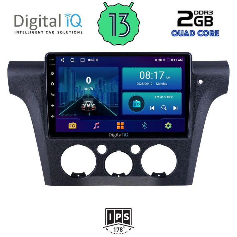 DIGITAL IQ BXB 1441_GPS CLIMA (10inc) MULTIMEDIA TABLET for MITSUBISHI OUTLANDER mod. 2001-2005 with CLIMA