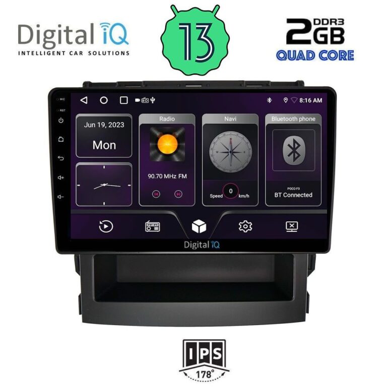 DIGITAL IQ BXB 1664_GPS (9inc) MULTIMEDIA TABLET for SUBARU FORESTER - IMPREZA mod. 2019> - Image 2