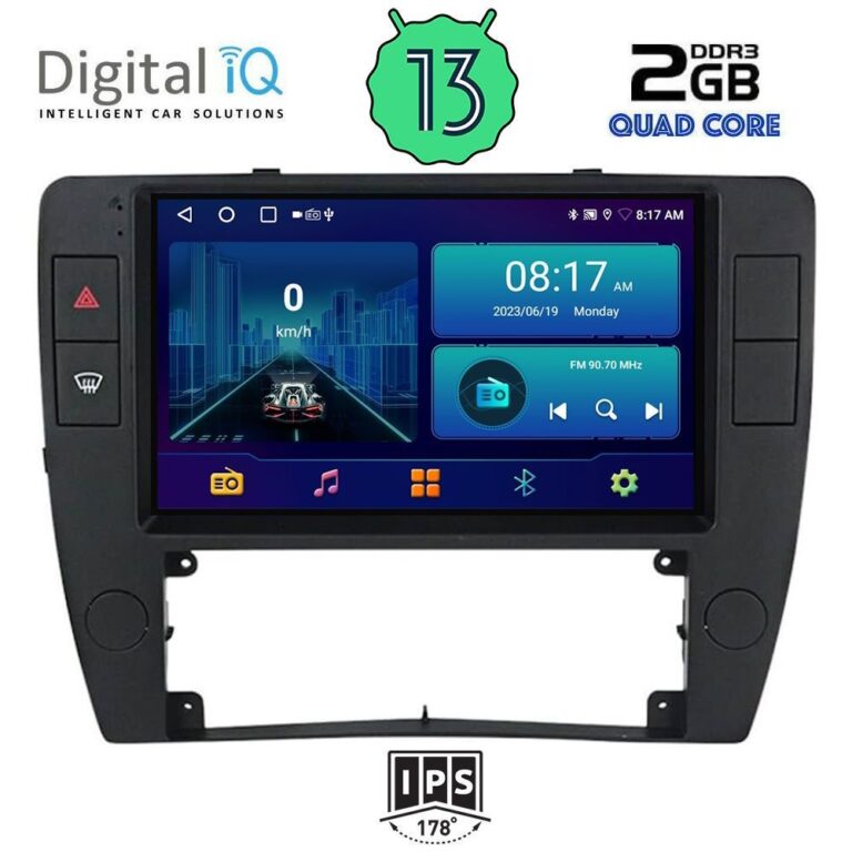 DIGITAL IQ BXB 1749_GPS  (9inc) MULTIMEDIA TABLET for VW PASSAT mod. 2000-2005