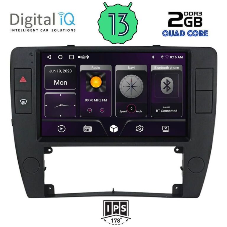 DIGITAL IQ BXB 1749_GPS  (9inc) MULTIMEDIA TABLET for VW PASSAT mod. 2000-2005 - Image 2