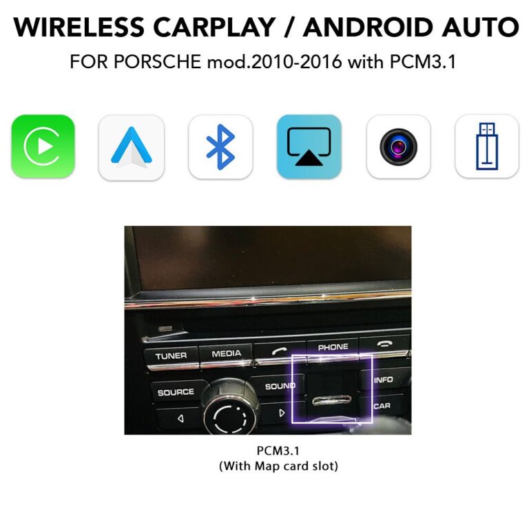 DIGITAL IQ PR 263 CPAA (CARPLAY / ANDROID AUTO BOX for PORSCHE mod.2010-2016 with PCM 3.1) - Image 2