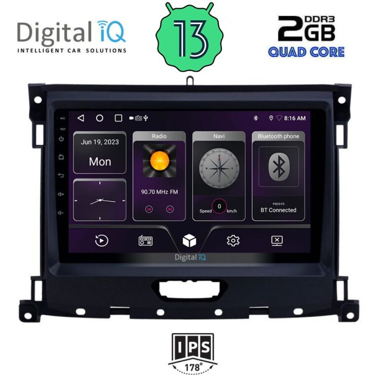 DIGITAL IQ BXB 1173_GPS (9inc) MULTIMEDIA TABLET for FORD RANGER mod. 2018> - Image 2