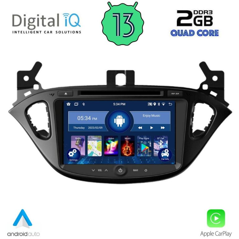 DIGITAL IQ MSD 221_CPA (8" DECK) MULTIMEDIA for OPEL ADAM - CORSA E mod. 2014-2022