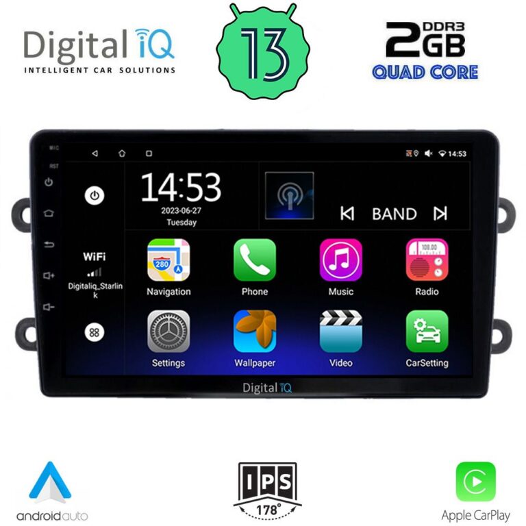 DIGITAL IQ RSB 2102_CPA (9inc) MULTIMEDIA TABLET for DACIA DUSTER mod. 2012-2019