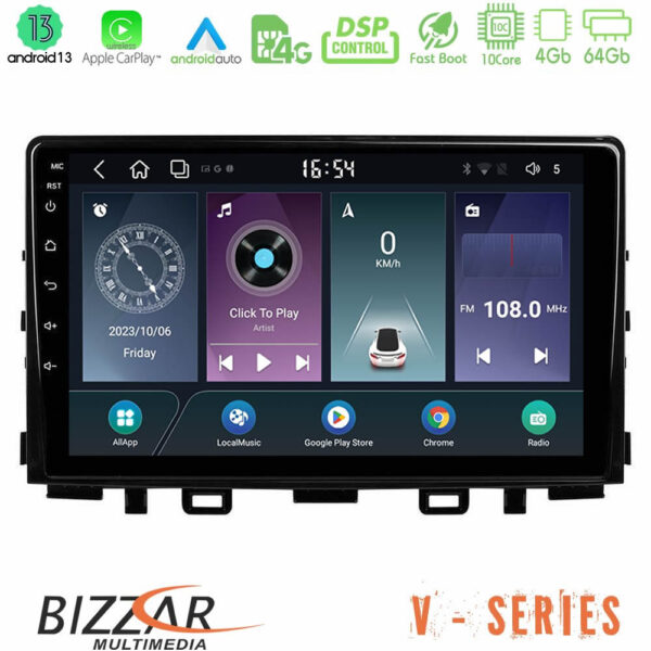 Bizzar V Series Kia Stonic 10core Android13 4+64GB Navigation Multimedia Tablet 9"