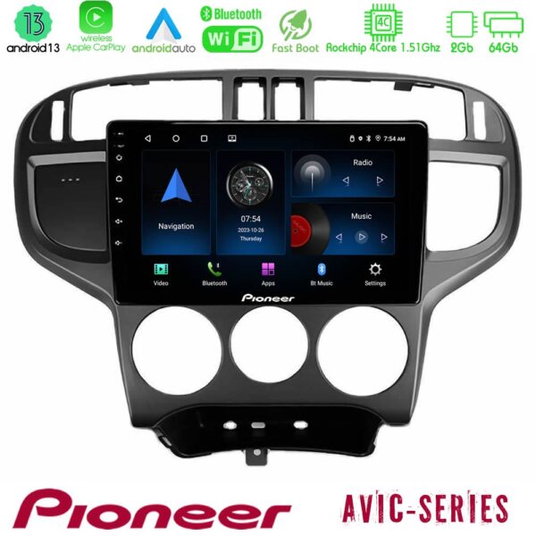 Pioneer AVIC 4Core Android13 2+64GB Hyundai Matrix 2001-2010 Navigation Multimedia Tablet 9"