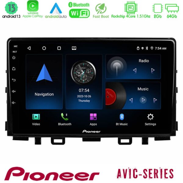 Pioneer AVIC 4Core Android13 2+64GB Kia Stonic Navigation Multimedia Tablet 9"