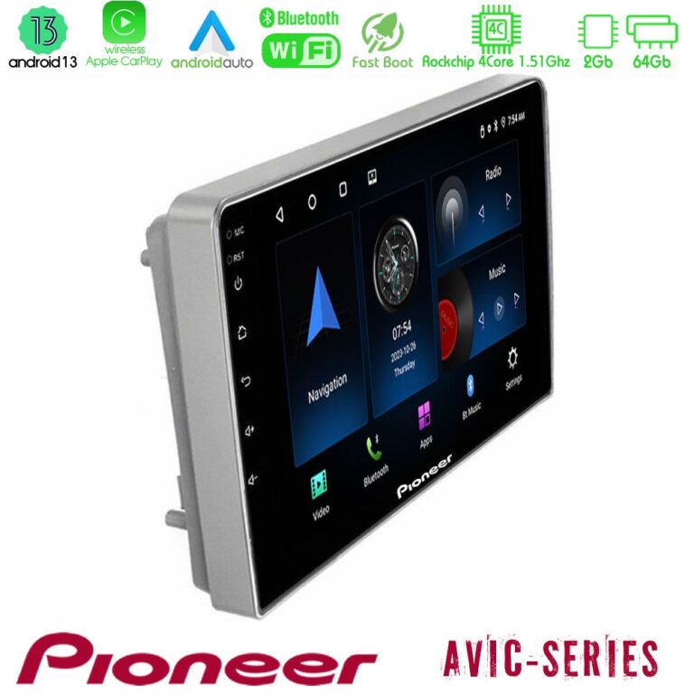 Pioneer AVIC 4Core Android13 2+64GB Opel Astra/Corsa/Antara/Zafira Navigation Multimedia Tablet 9"