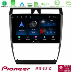 Pioneer AVIC 8Core Android13 4+64GB Audi A6 (C5) 1997-2004 Navigation Multimedia Tablet 9"