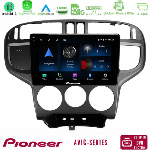 Pioneer AVIC 8Core Android13 4+64GB Hyundai Matrix 2001-2010 Navigation Multimedia Tablet 9"