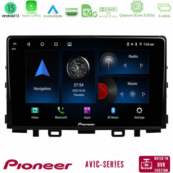 Pioneer AVIC 8Core Android13 4+64GB Kia Stonic Navigation Multimedia Tablet 9"
