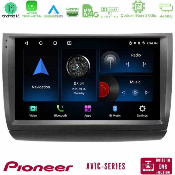 Pioneer AVIC 8Core Android13 4+64GB Toyota Prius 2004-2009 Navigation Multimedia Tablet 9"