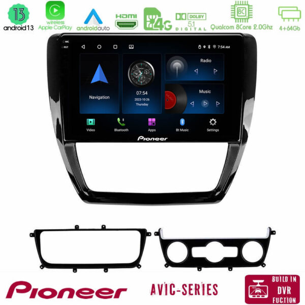 Pioneer AVIC 8Core Android13 4+64GB VW Jetta Navigation Multimedia Tablet 10"