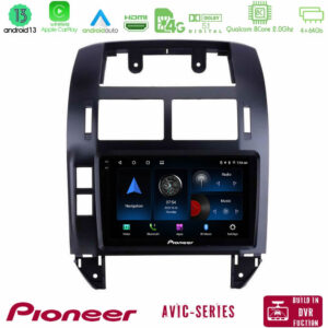 Pioneer AVIC 8Core Android13 4+64GB VW Polo 2002-2009 Navigation Multimedia Tablet 9"