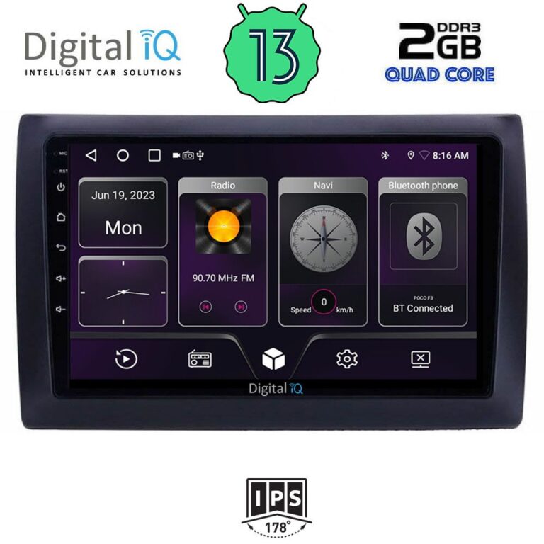 DIGITAL IQ BXB 1145_GPS (9inc) MULTIMEDIA TABLET for FIAT STILO mod. 2001-2007 - Image 2