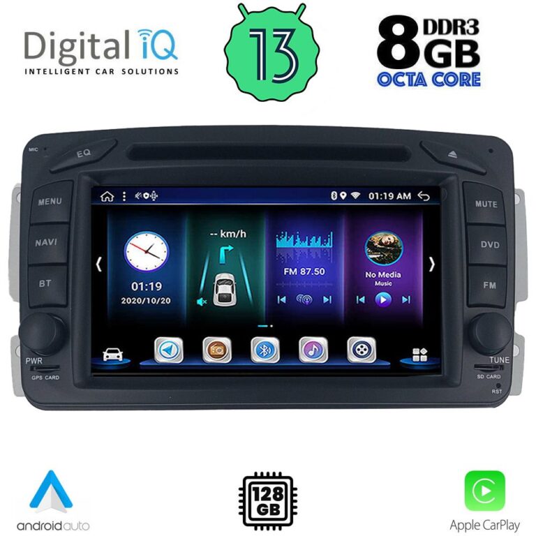 DIGITAL IQ BXE 871_CPA (7'' DVD) MULTIMEDIA for MERCEDES C (W203) mod. 1999-2004