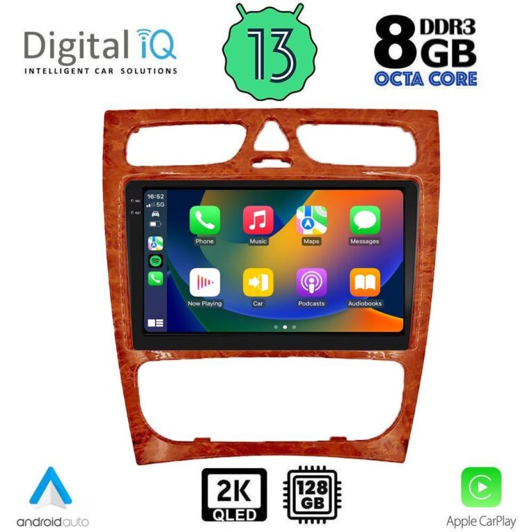 DIGITAL IQ BXD 11402CH_CPA (9inc) MULTIMEDIA TABLET for MERCEDES C (W203) mod. 1999-2004 - Image 2