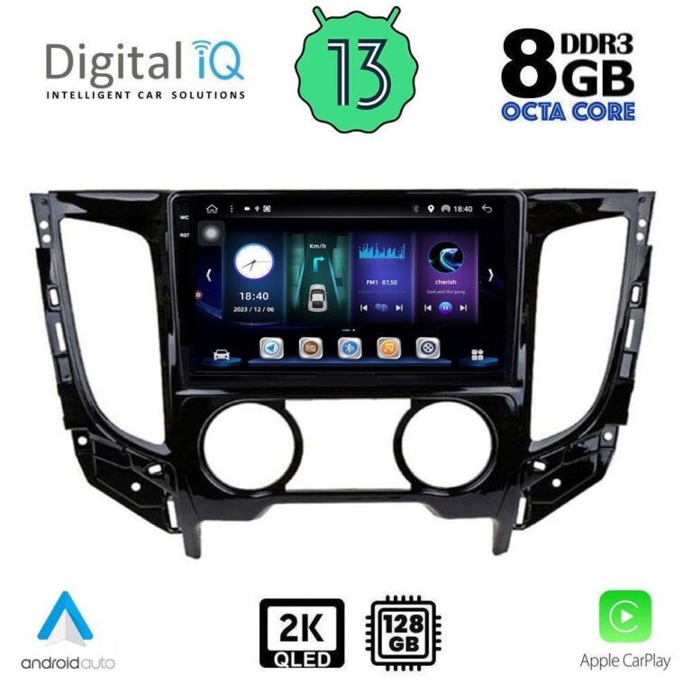 DIGITAL IQ BXD 11437_CPA A/C (9inc) MULTIMEDIA TABLET for MITSUBISHI L200 mod. 2015> με A/C