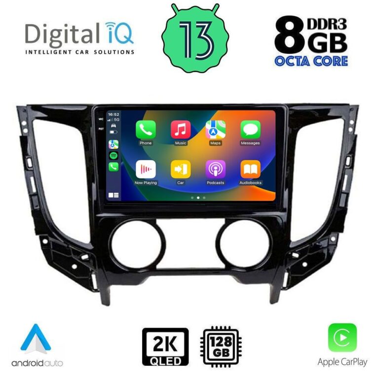 DIGITAL IQ BXD 11437_CPA A/C (9inc) MULTIMEDIA TABLET for MITSUBISHI L200 mod. 2015> με A/C - Image 2