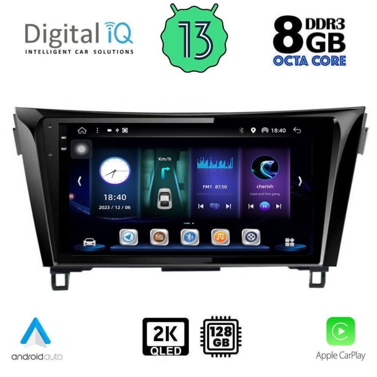 DIGITAL IQ BXD 11468_CPA (10inc) MULTIMEDIA TABLET for NISSAN QASHQAI mod. 2014-2021