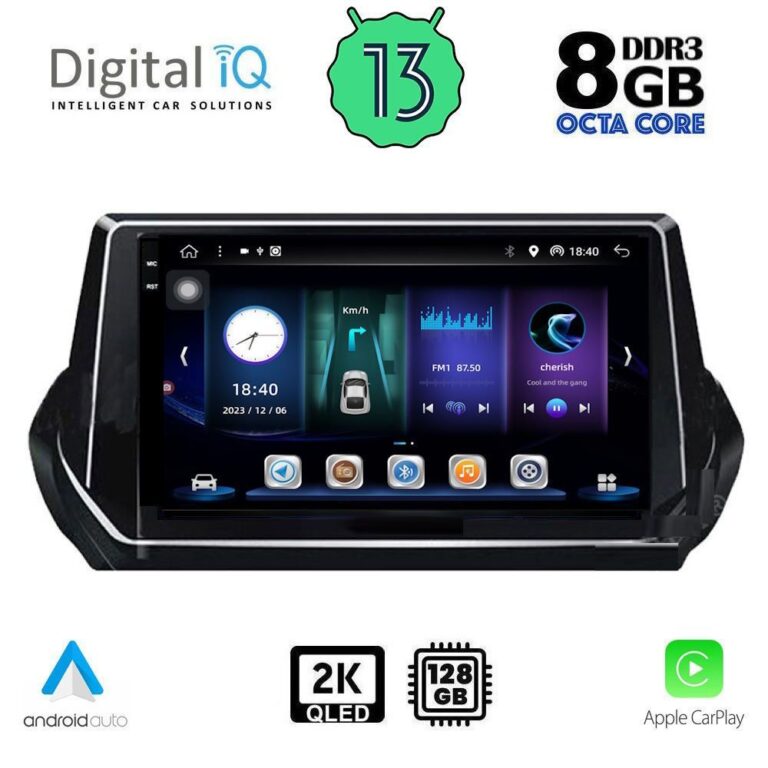 DIGITAL IQ BXD 11509_CPA (9inc) MULTIMEDIA TABLET for PEUGEOT 208 – 2008 mod. 2021>