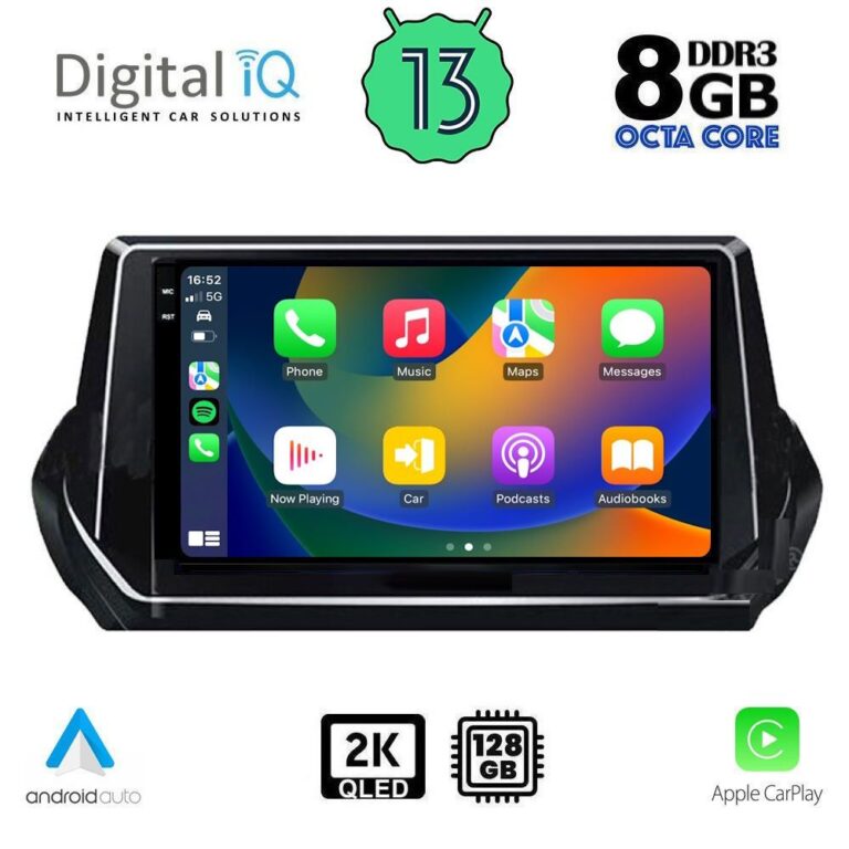 DIGITAL IQ BXD 11509_CPA (9inc) MULTIMEDIA TABLET for PEUGEOT 208 – 2008 mod. 2021> - Image 2