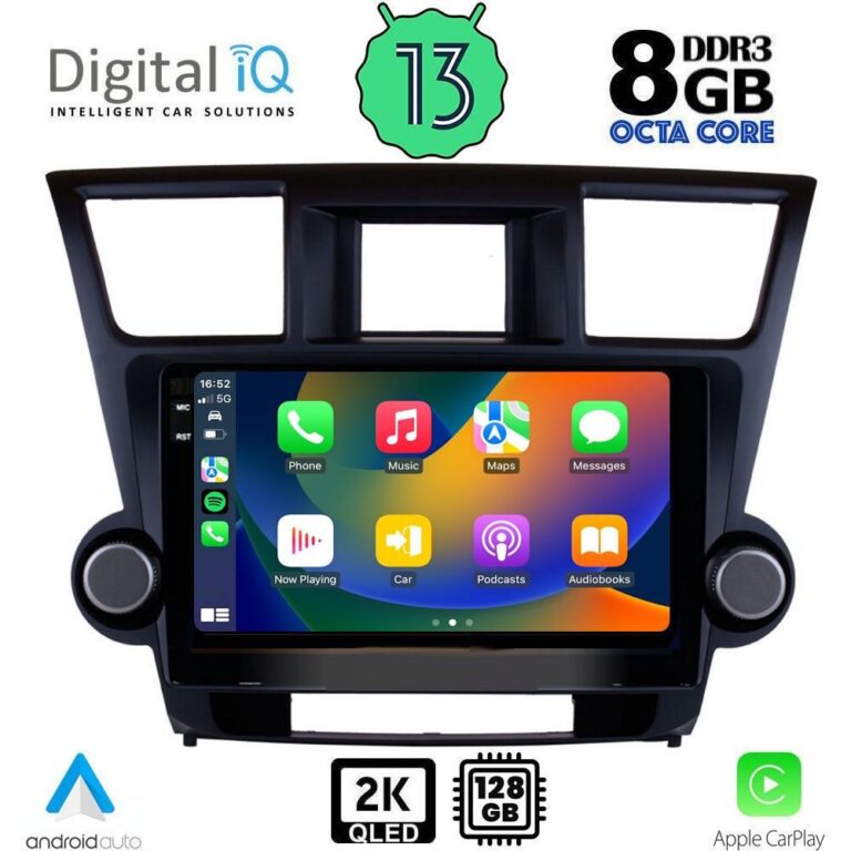 DIGITAL IQ BXD 11719_CPA (10inc) MULTIMEDIA TABLET for TOYOTA HIGHLANDER mod. 2008-2015 - Image 2