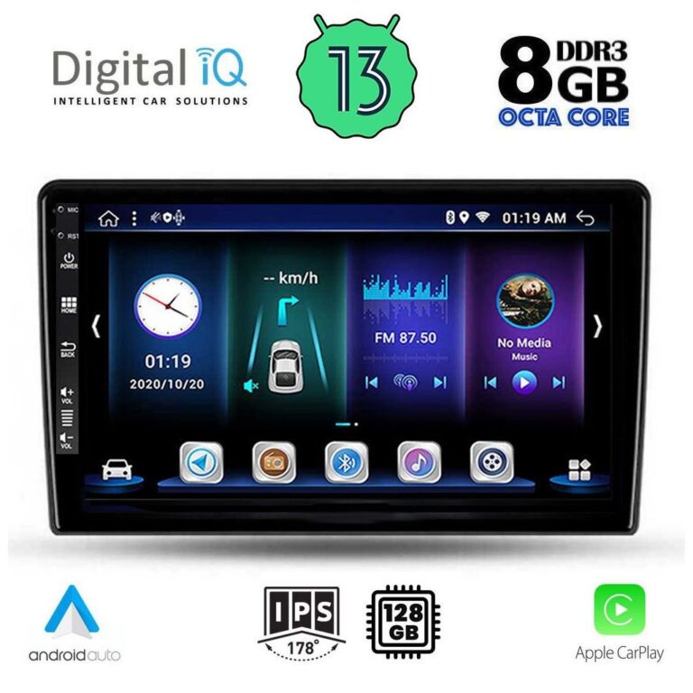 DIGITAL IQ BXD 8105_CPA (9inc) MULTIMEDIA TABLET OEM DACIA DUSTER mod. 2012-2019