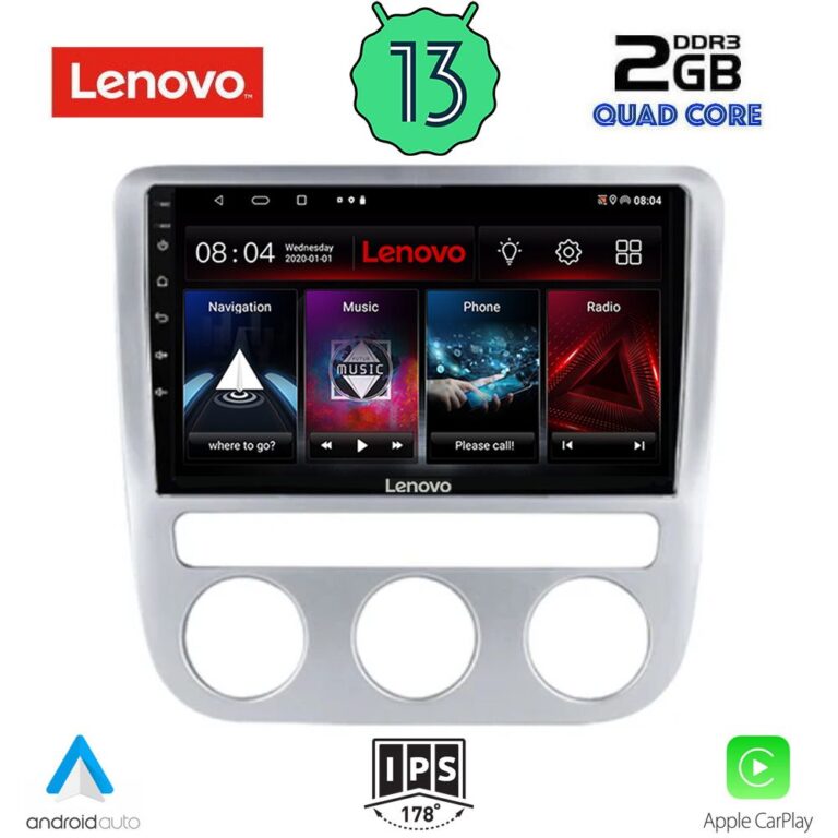 LENOVO LVD 4752_CPA CLIMA (9inc) MULTIMEDIA TABLET for VW EOS mod. 2006> - SCIROCCO mod. 2008-2014