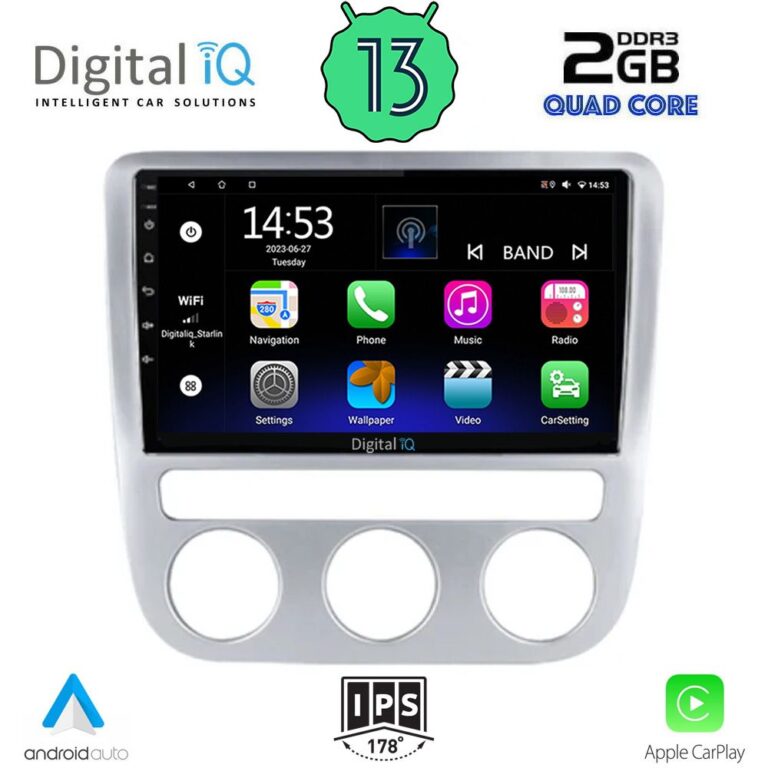 DIGITAL IQ RSB 2752_CPA CLIMA (9inc) MULTIMEDIA TABLET for VW EOS mod. 2006> - SCIROCCO mod. 2008-2014