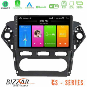 Bizzar CS Series 4Core Android13 2+32GB Ford Mondeo 2011-2014 Navigation Multimedia Tablet 9"