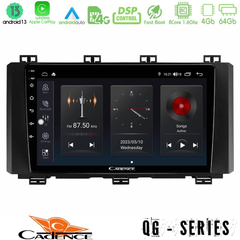 Cadence QG Series 8Core Android13 4+64GB Seat Ateca 2017-2021 Navigation Multimedia Tablet 9"