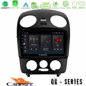 Cadence QG Series 8Core Android13 4+64GB VW Beetle Navigation Multimedia Tablet 9"