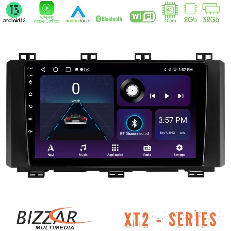 Bizzar XT2 Series 4Core Android13 2+32GB Seat Ateca 2017-2021 Navigation Multimedia Tablet 9"