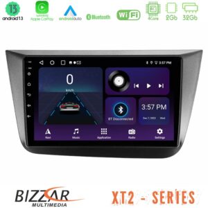 Bizzar XT2 Series 4Core Android13 2+32GB Seat Altea 2004-2015 Navigation Multimedia Tablet 9"